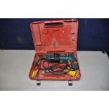A BOSCH GSB-20-2REM 110V HAMMER DRILL in case ( untested due to voltage)