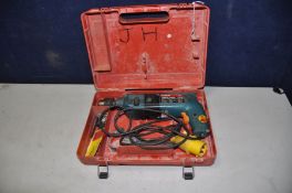 A BOSCH GSB-20-2REM 110V HAMMER DRILL in case ( untested due to voltage)