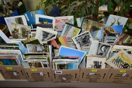 POSTCARDS, approximately 2000-2500 modern postcards in five boxes, mostly 'Tourist' type cards