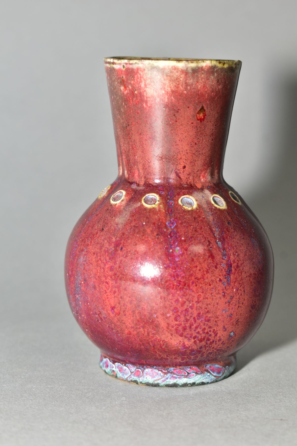 PIERRE-ADRIEN DALPAYRAT (FRANCE 1844-1910), a stoneware vase having ox-blood and copper glaze,