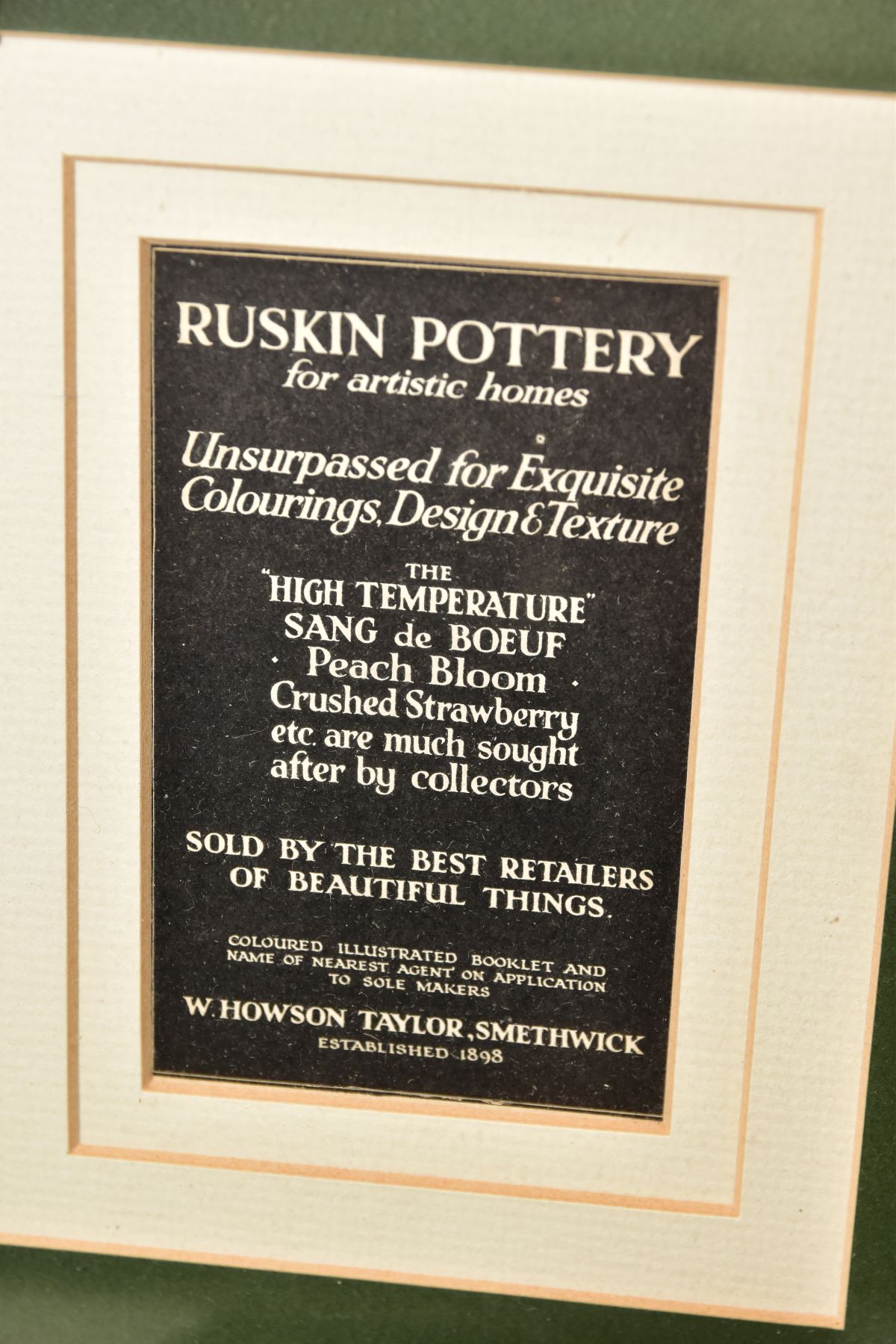 RUSKIN BOOKS, EPHEMERA AND DISPLAY CASE, etc, book comprise two copies of Ruskin Pottery by Paul - Image 2 of 5