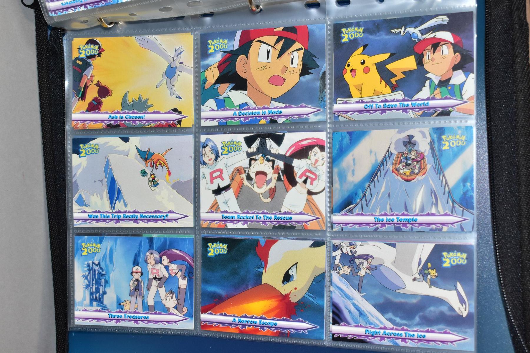 A BLUE POKEMON FOLDER CONTAINING AN ALMOST COMPLETE NEO GENESIS SET, which includes first - Bild 31 aus 33