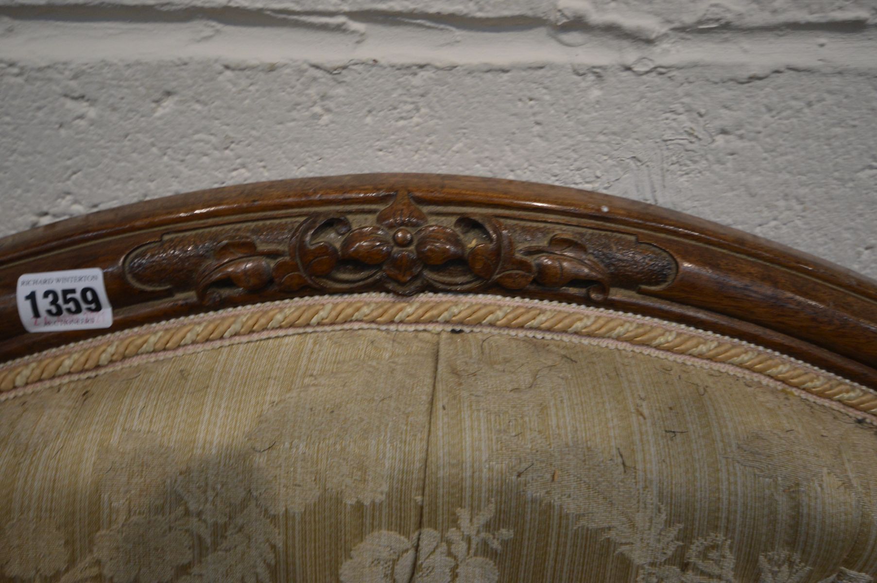 A VICTORIAN MAHOGANY SOFA, the wavy back to scrolled armrests, serpentine front, on cabriole legs, - Image 2 of 12