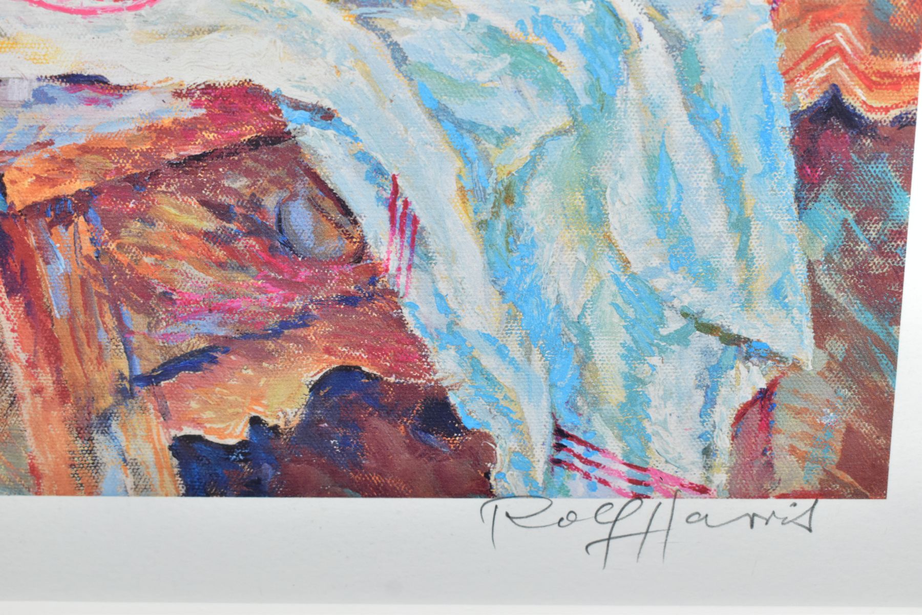 ROLF HARRIS (AUSTRALIAN 1930) 'STILL LIFE - HOMAGE TO CEZANNE' a limited edition print, 158/695 - Image 4 of 4