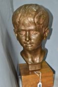 CHARLES D'ORVILLE PILKINGTON JACKSON ARSA, FRBS (1887-1973), 'NEIL', a bronze bust of the artist's