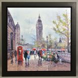 HENDERSON CISZ (BRAZIL 1960) 'MEMORIES OF LONDON' a London cityscape, signed limited edition print