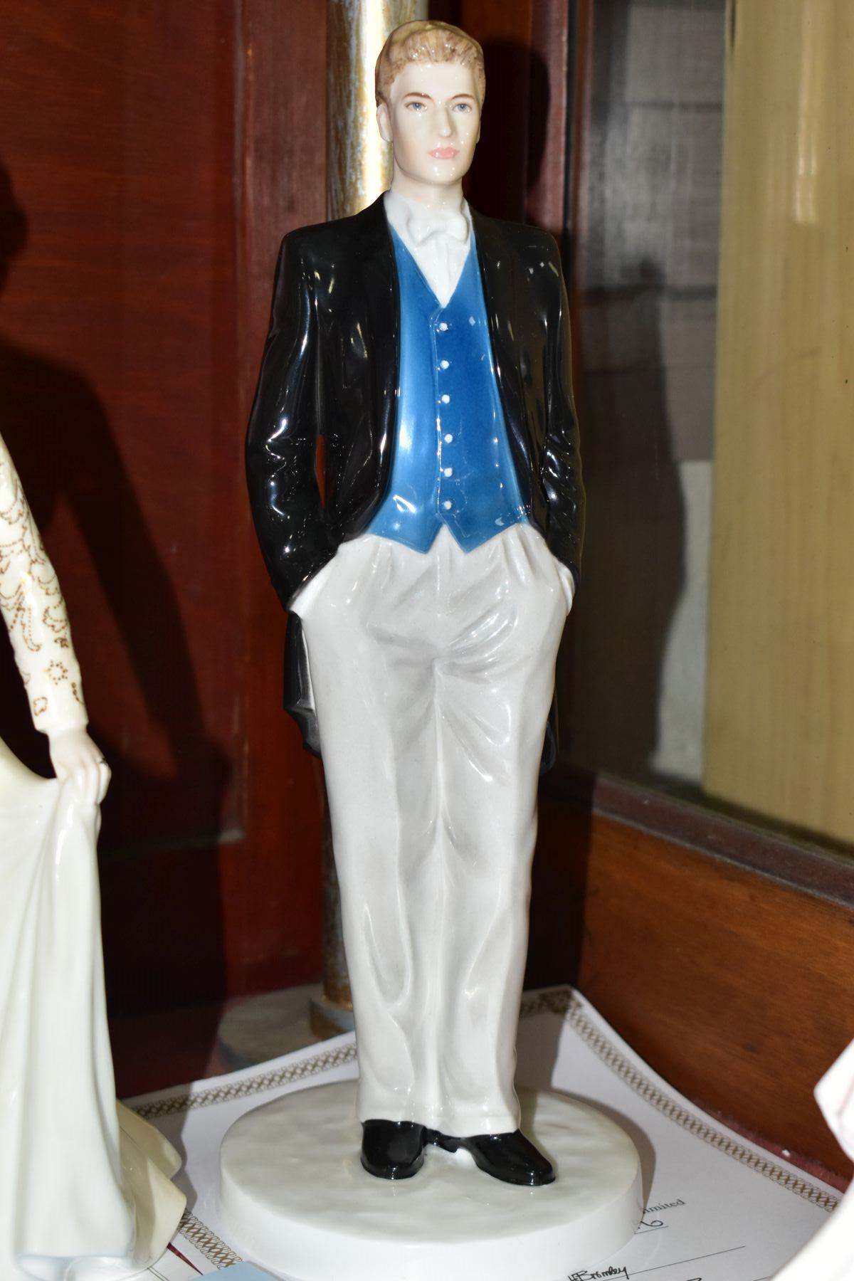 FIVE PRINCESS DIANA FIGURES, comprising four Limited Edition Coalport figures, all with - Image 7 of 10