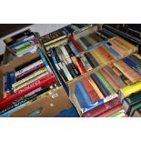 BOOKS. Approx. 170 titles in 5 boxes, mainly contemporary fiction and the RAF and Royalty