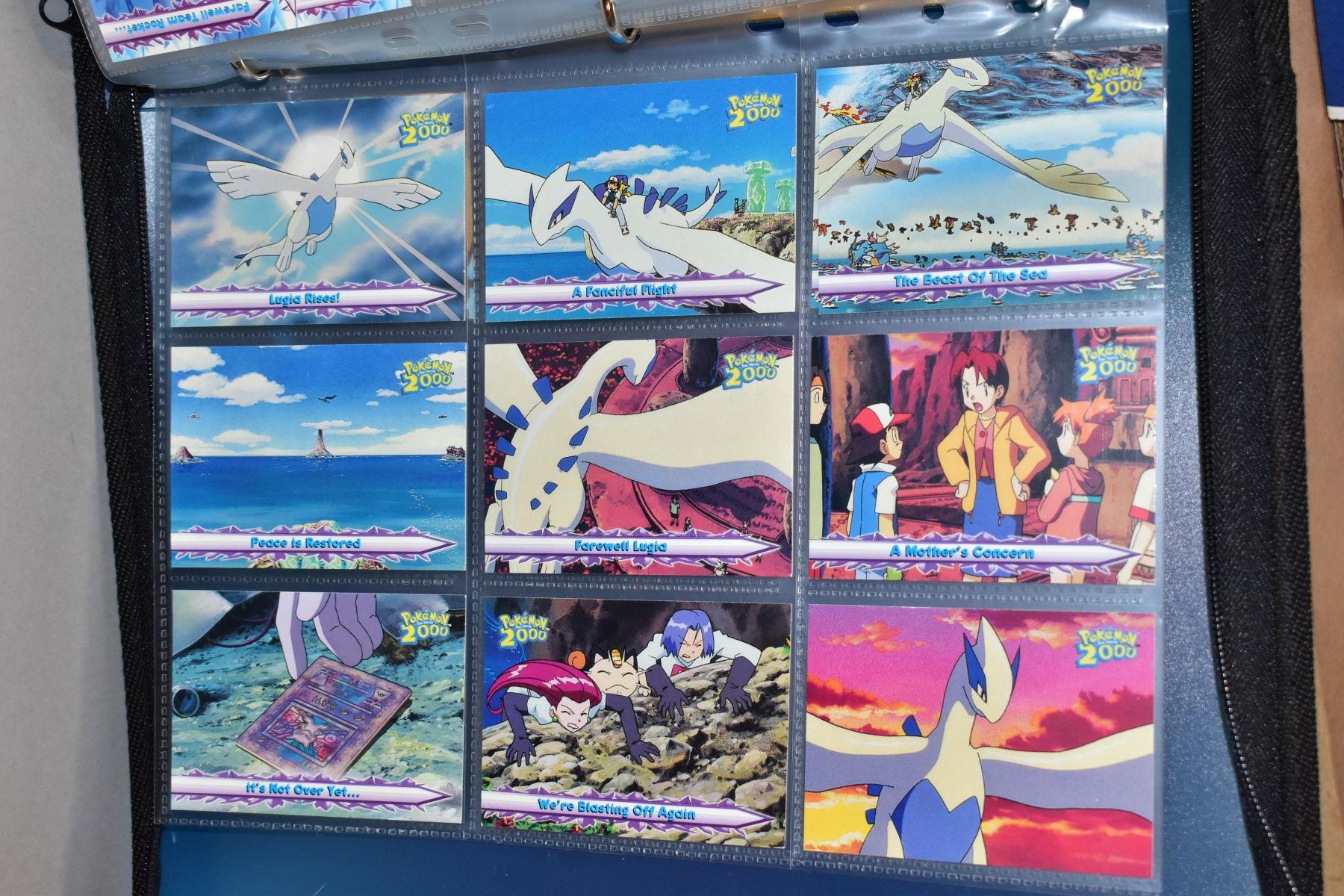 A BLUE POKEMON FOLDER CONTAINING AN ALMOST COMPLETE NEO GENESIS SET, which includes first - Bild 33 aus 33