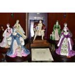 WEDGWOOD LIMITED EDITION HENRY VIII AND HIS SIX WIVES, comprising 'Henry VIII' No.467/4500, on