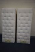 TWO HYPNOS SMALL SINGLE BEDS AND MATTRESSES