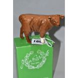 A BOXED BESWICK SPECIAL EDITION LIMOUSIN CALF, No.1827E, special colourway produced for The