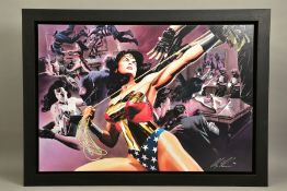 ALEX ROSS (AMERICAN CONTEMPORARY) 'WONDER WOMAN - DEFENDER OF TRUTH', a limited edition print of the