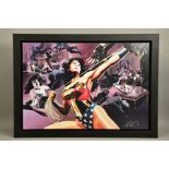 ALEX ROSS (AMERICAN CONTEMPORARY) 'WONDER WOMAN - DEFENDER OF TRUTH', a limited edition print of the