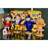 A SET OF FOUR BOXED ROYAL WORCESTER NODDY CHARACTERS, comprising 'Noddy', 'Big-Ears', 'Mr Plod'