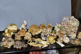 A COLLECTION OF HARMONY KINGDOM SCULPTURES AND SIMILAR ITEMS, to include Primordial Soup, two