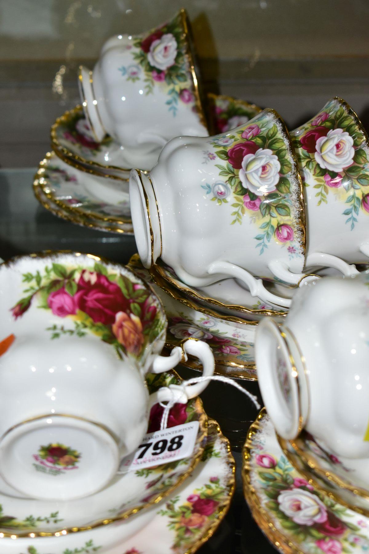 TWENTY PIECES OF ROYAL ALBERT, comprising 'Old Country Roses' cup, saucer and 16cm diameter side - Image 3 of 4