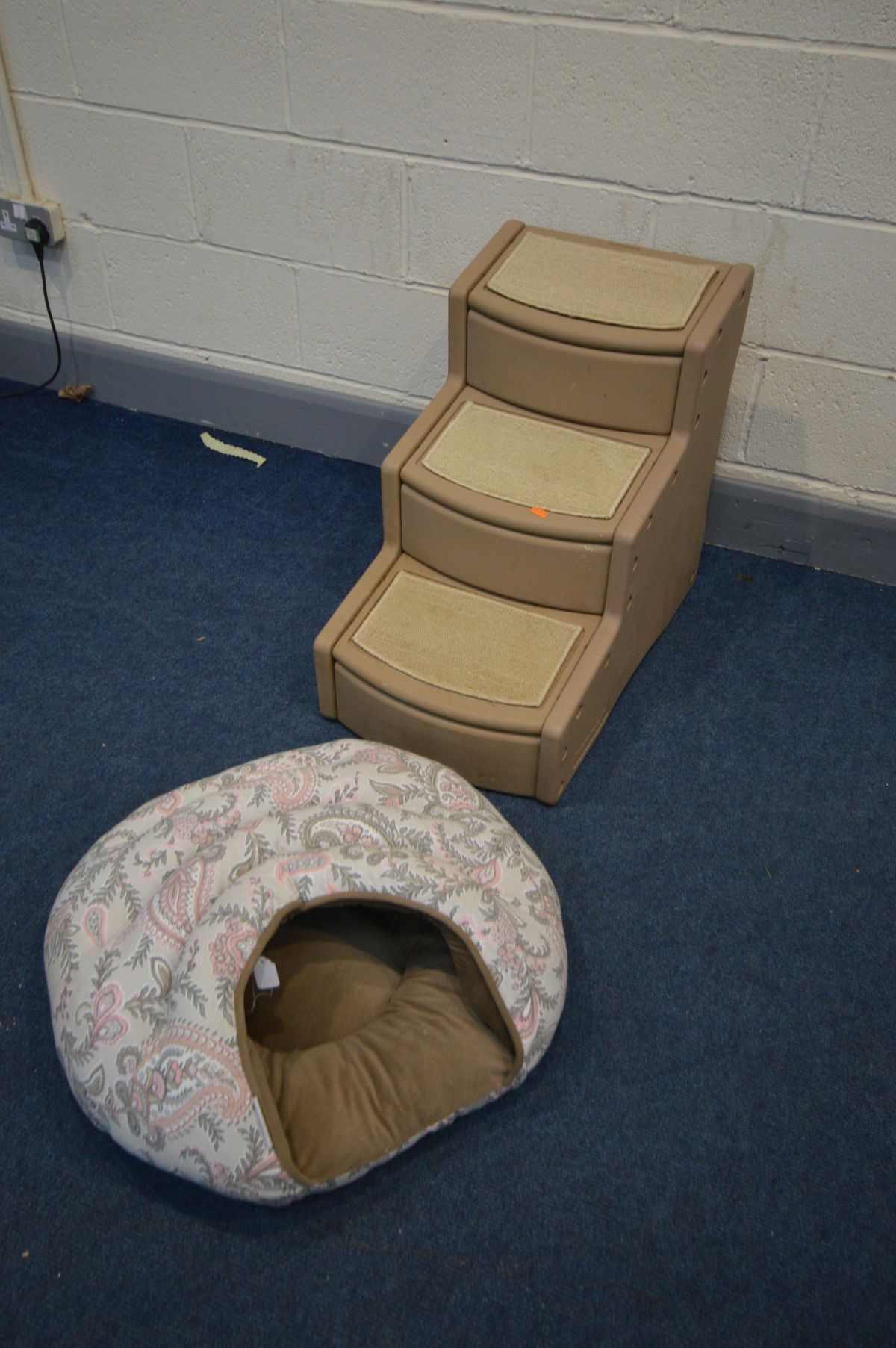 TWO TRAYS CONTAINING HOUSEHOLD ELECTRICALS including a Dolce Gusto and a Krups Coffee machine, a Red