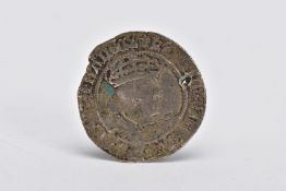 HENRY VIII 2ND COINAGE GROAT 1526-1544 2.82g, holed at 3 o'clock fine