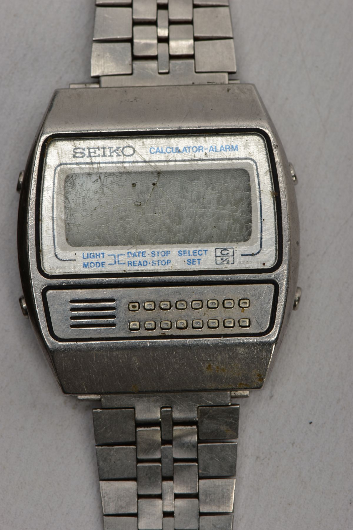 THREE VINTAGE WRISTWATCHES, to include a Seiko digital calculator alarm watch, a Systema - Image 4 of 8