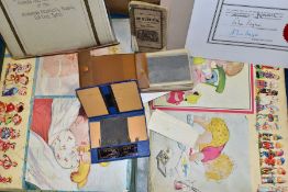 EPHEMERA, a children's scrapbook, two Electricity Board certificates, photographic negatives and a