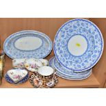 THIRTEEN PIECES OF ASSORTED ROYAL CROWN DERBY, comprising a 2451 Imari pattern cup and saucer,