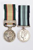 AN INDIA GENERAL SERVICE MEDAL, bar North West Frontier 1936-37 named Bearer Mohd Khan 1-11 Sikh