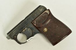 AN ORIGINAL PATTERN .22'' RIM-FIRE BLANK, sliding block magazine, top venting Starting pistol by