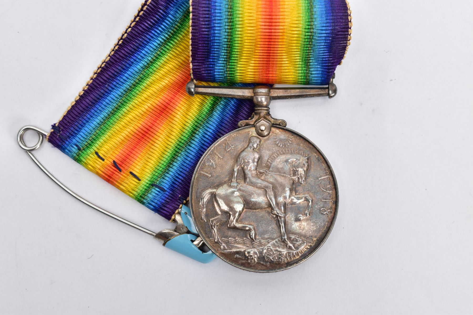 A WWI BRITISH WAR MEDAL (on a Victory medal ribbon) named to 95218 Pte A T Owen RAMC, together - Image 3 of 4