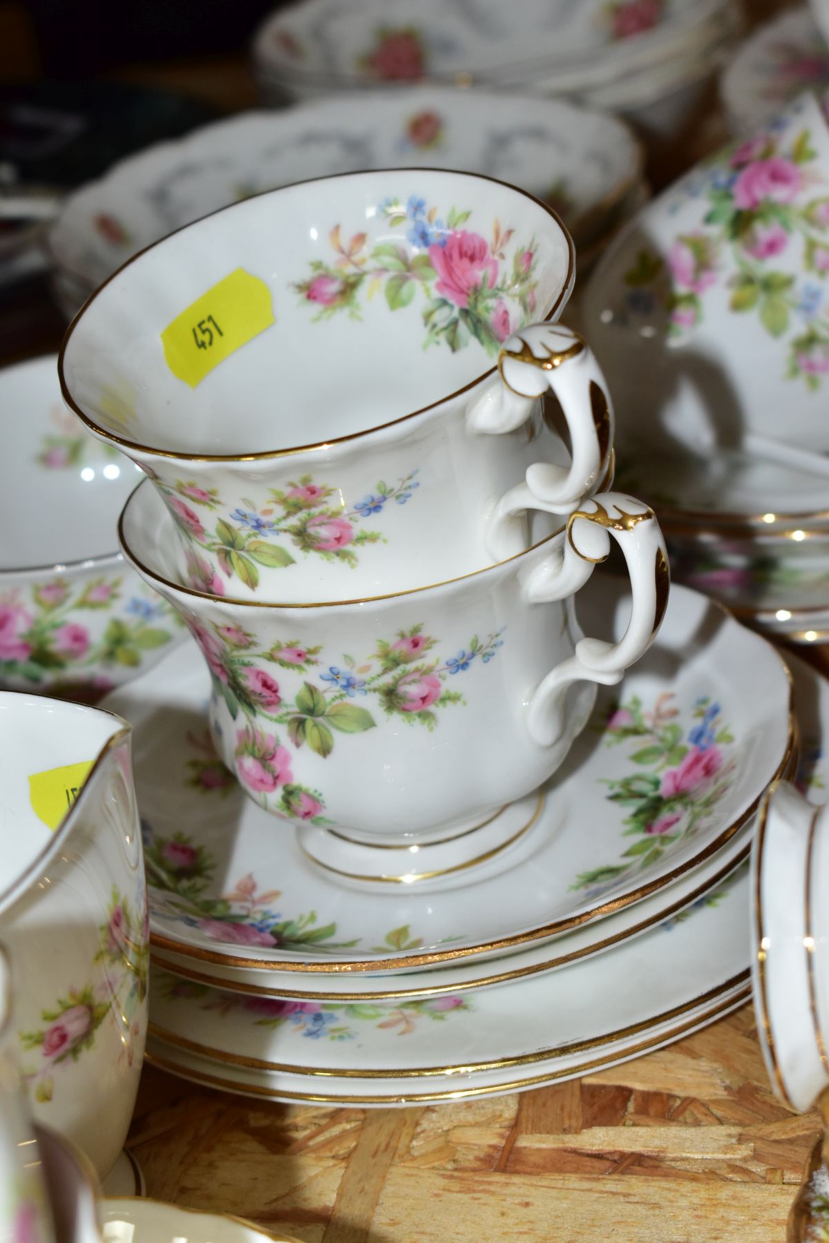 THIRTY FOUR PIECES OF ROYAL ALBERT 'MOSS ROSE' AND 'TRANQUILITY' comprising six 'Tranquility' - Image 7 of 7
