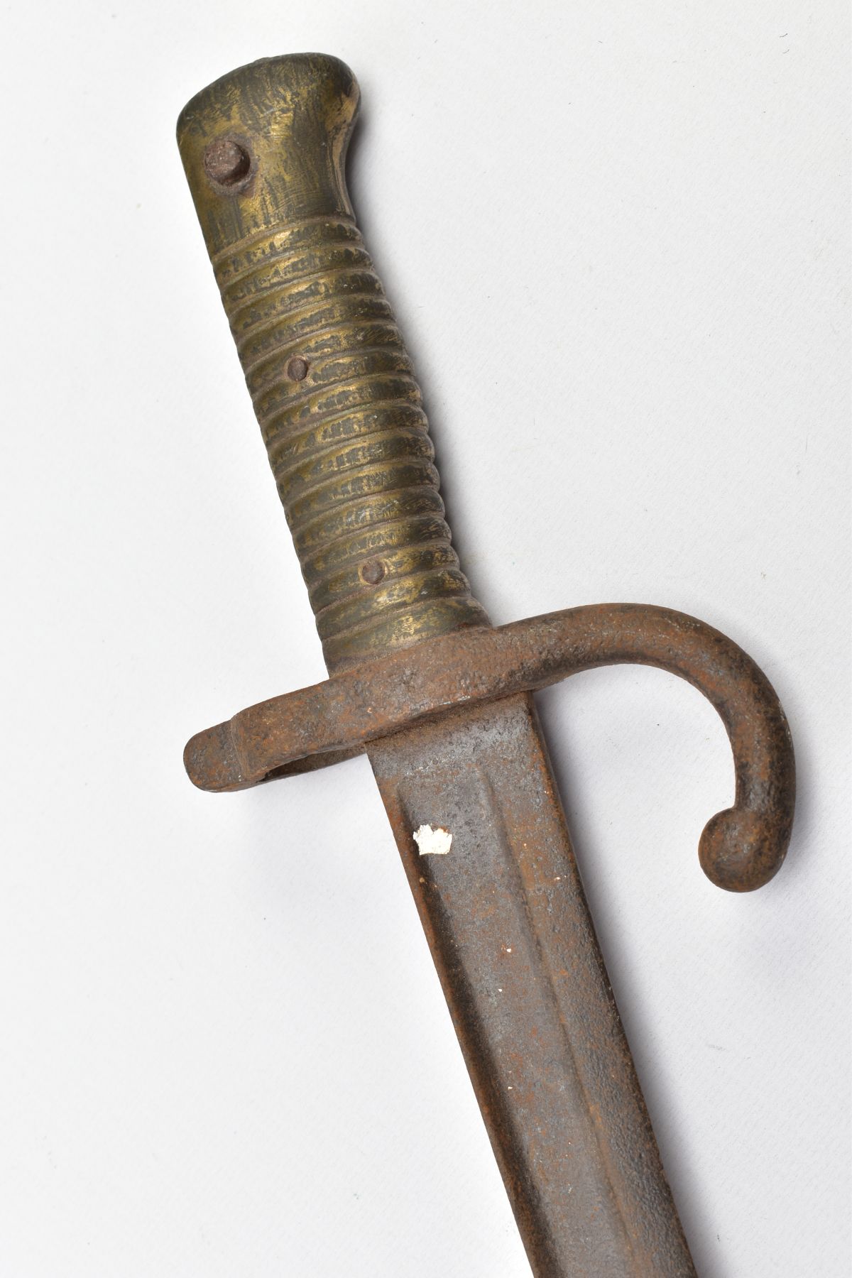 TWO x FRENCH? YATAGHAN STYLE RIFLE BAYONET, both have fullered blades lengths are approximately 58cm - Image 5 of 8