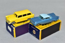 TWO BOXED MATCHBOX 1-75 SERIES CARS, Ford Station Wagon, No.31, yellow body, grey plastic wheels and