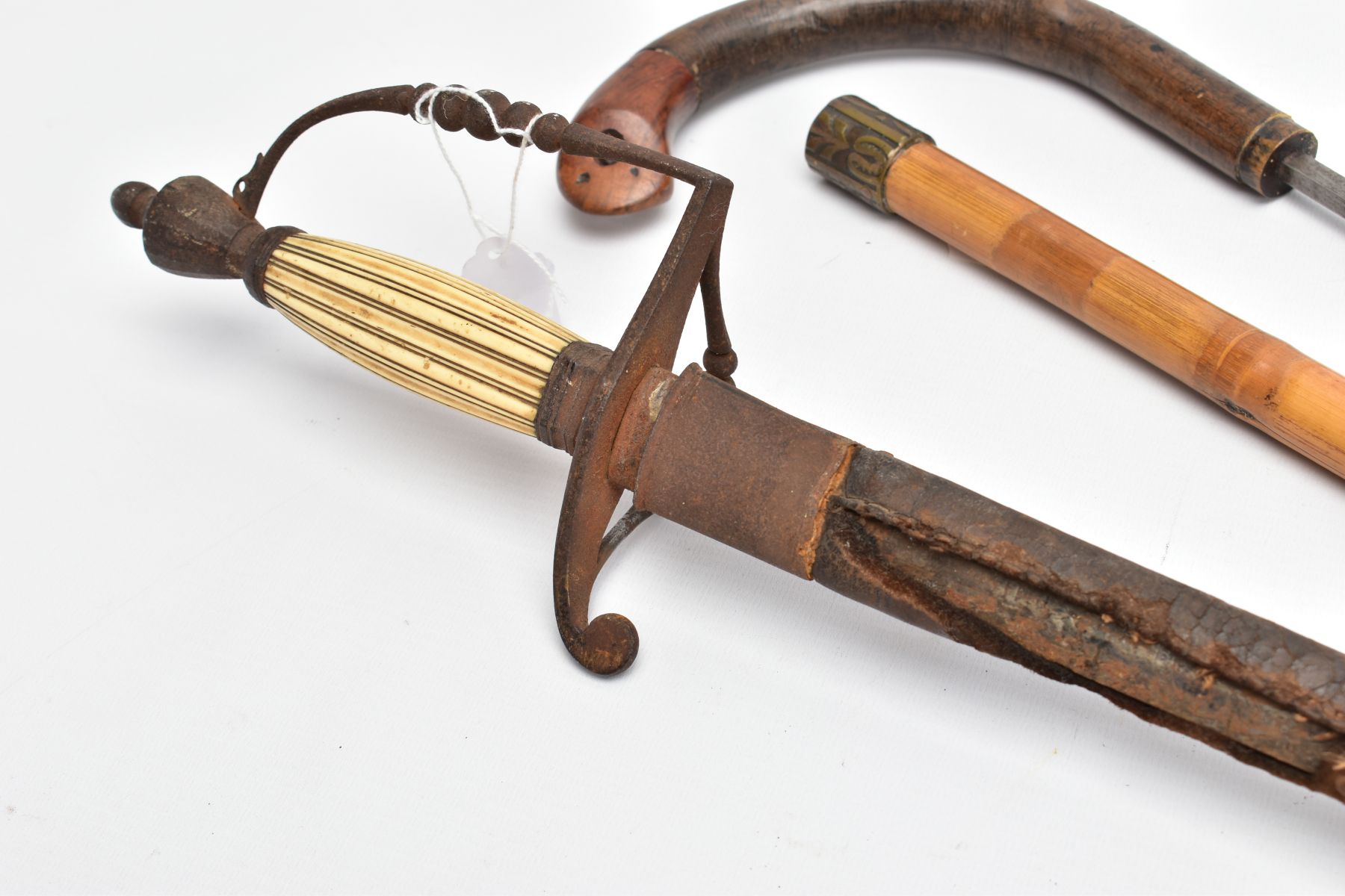 AN EARLY 20TH CENTURY SWORD STICK, blade length approximately width 70cm, long umbrella style - Image 5 of 14