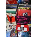 TWO TRAYS CONTAINING APPROXIMATELY ONE HUNDRED AND FORTY LPs, 12IN SINGLES, picture discs and