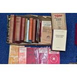 BOOKS, a collection of nineteen titles including 1930's - 1940's Pitman's Motorists Library