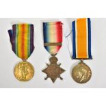 A WWI 1914 STAR AND AUG-NOV BAR, together with British War Medal named to 9260 Pte W Shaw. RAMC *A/