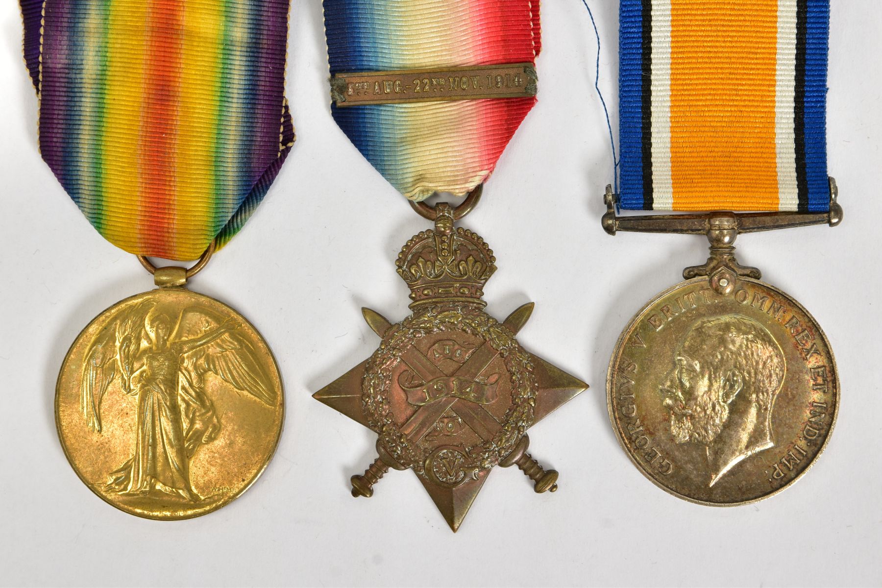 A WWI 1914 STAR AND AUG-NOV BAR, together with British War Medal named to 9260 Pte W Shaw. RAMC *A/ - Image 2 of 7