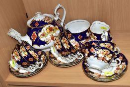 ROYAL ALBERT 'HEIRLOOM' TEAWARES, comprising teapot, milk jug, sugar bowl, six teacups and six