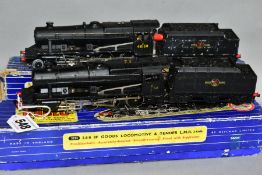 TWO BOXED HORNBY DUBLO CLASS 8F LOCOMOTIVES, No.48094 (3224) and No.48158 (LT25), both in B.R. black