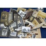 PHOTOGRAPHS, a collection of Edwardian, early - mid 20th Century photographs in one box and four