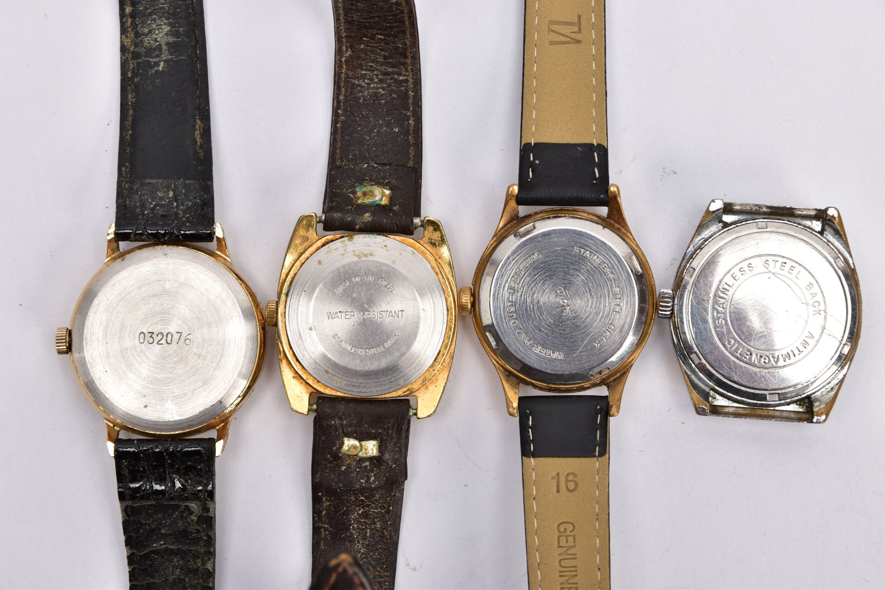 THREE GENTLEMAN'S WATCHES AND A WATCH HEAD, to include Sekonda, Avia, Timex and a Corvette watch - Image 4 of 4