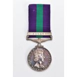 A QEII GENERAL SERVICE MEDAL, named T/22773961 Dvr (Driver) C.T.Norman. R.A.S.C.