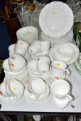 SEVENTY THREE PIECES OF COUNTRYWARE DINNERWARES BY COALPORT AND WEDGWOOD, including two Wedgwood