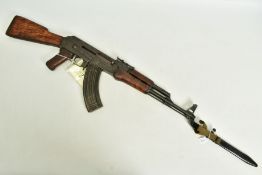 A 7.62mm AK47 KALASHNIKOV ASSAULT RIFLE serial number 2L17734 complete with a current EU