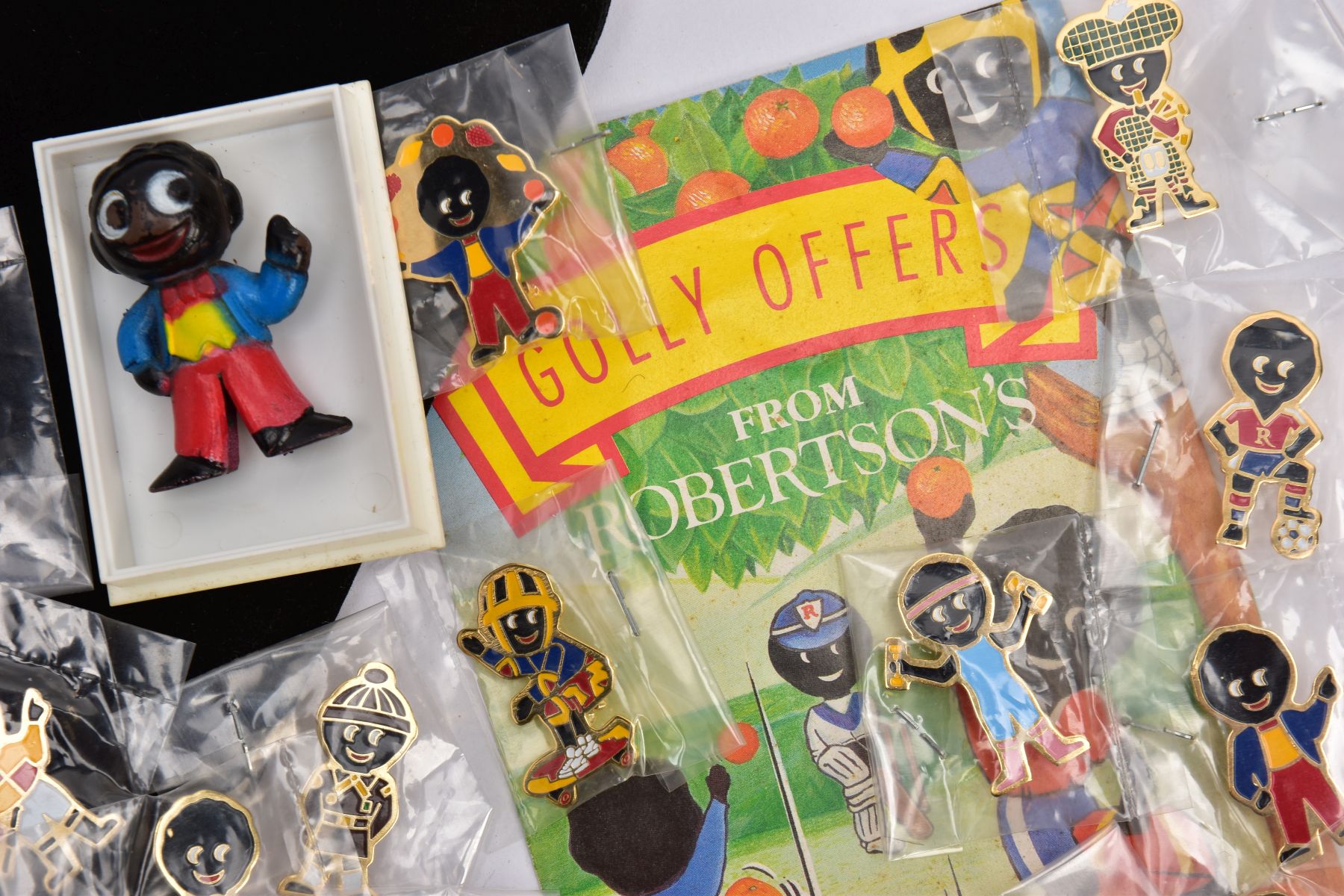 A FULL SET OF ROBERTSONS BROOCHES, AND A SMALL FIGURINE, to include a full set of twenty-one - Image 2 of 3