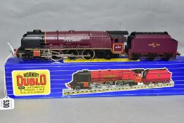 TWO BOXED HORNBY DUBLO DUCHESS CLASS LOCOMOTIVES 'City of Liverpool' No. 46247, B.R. Lined maroon