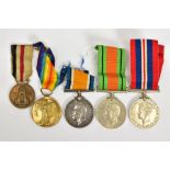 A WWI BRITISH WAR AND VICTORY MEDALS named to 26930 Pte W.H.Hails, Dorset Reg't, together with
