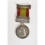 AN AFGHANISTAN MEDAL 1878/9/80 Bar Ahmed Khel, with ribbon period clasp fastener, named to 5251