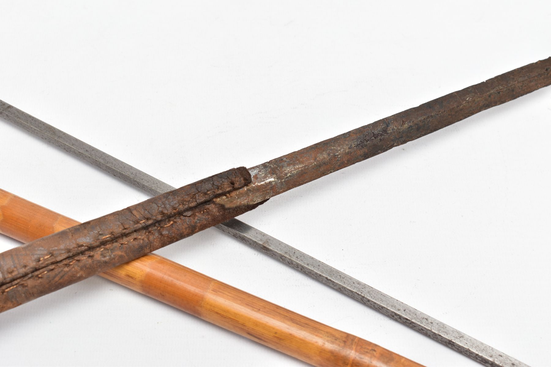 AN EARLY 20TH CENTURY SWORD STICK, blade length approximately width 70cm, long umbrella style - Image 4 of 14