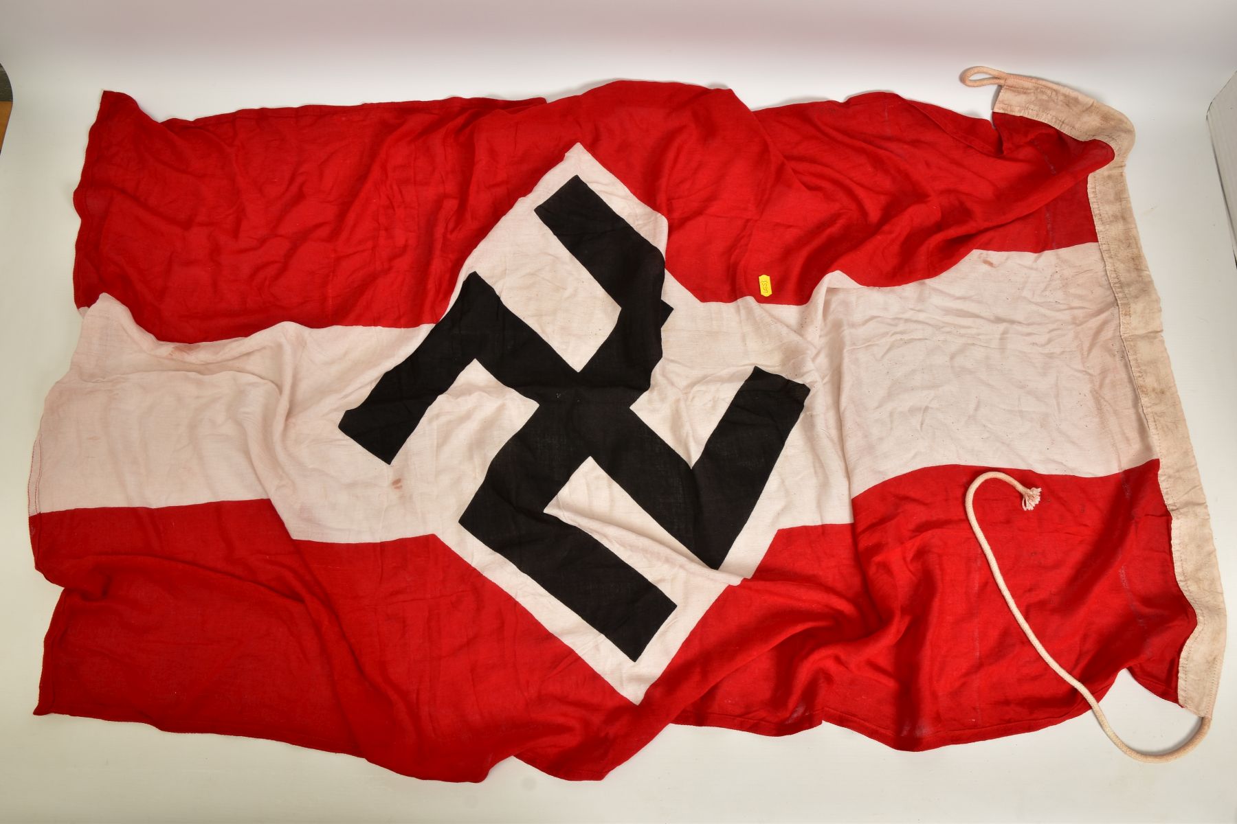A 1943 DATED GERMAN 3RD REICH HITLER JUGEND (Hitler Youth) FLAG, size is approximately 180cm x - Image 4 of 4